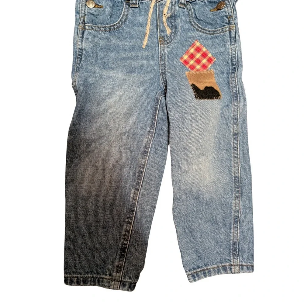 Denim Overall Bibs 3T Custom Farm Rodeo Barn Handmade